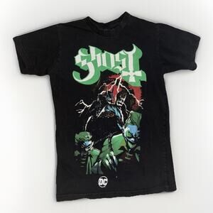 Ghost x DC Comics Dark Nights: Death Metal BatJoker T-Shirt Small 17x24